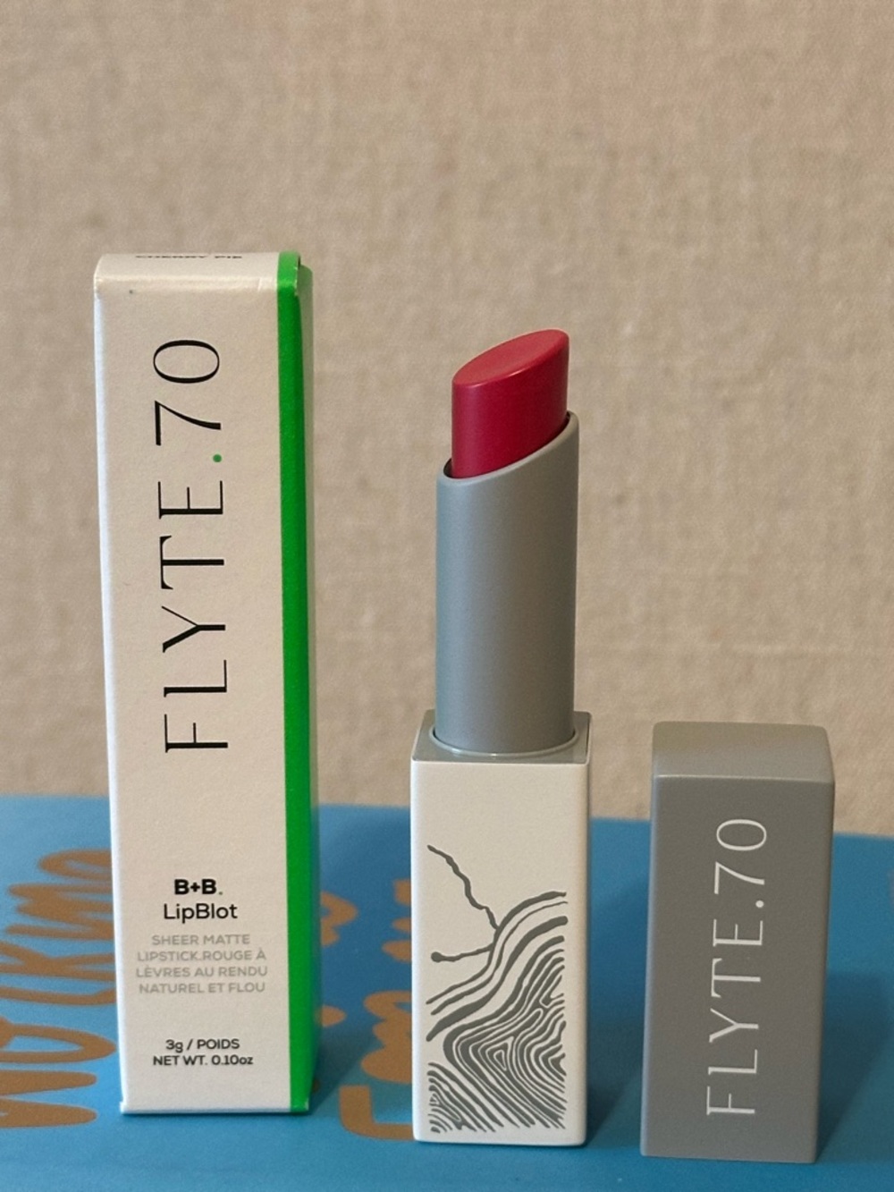 FLYTE.70 B+B LipBlot Sheer Matte Lipstick — Vibrant Pink